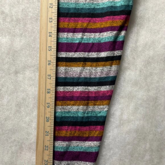 NWT Lane Bryant Womens Multicolor Striped Front Knot Hem Sweater Size 18/20 - Picture 8 of 9